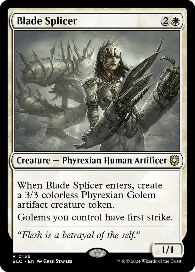 Blade Splicer [Bloomburrow Commander] - Trinity Hobby