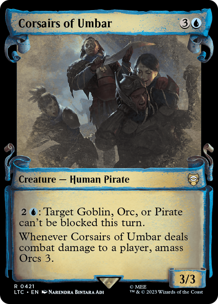Corsairs of Umbar [The Lord of the Rings: Tales of Middle-Earth Commander Showcase Scrolls] - Trinity Hobby
