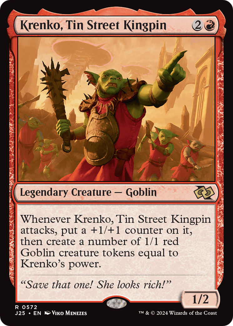Krenko, Tin Street Kingpin [Foundations Jumpstart] - Trinity Hobby