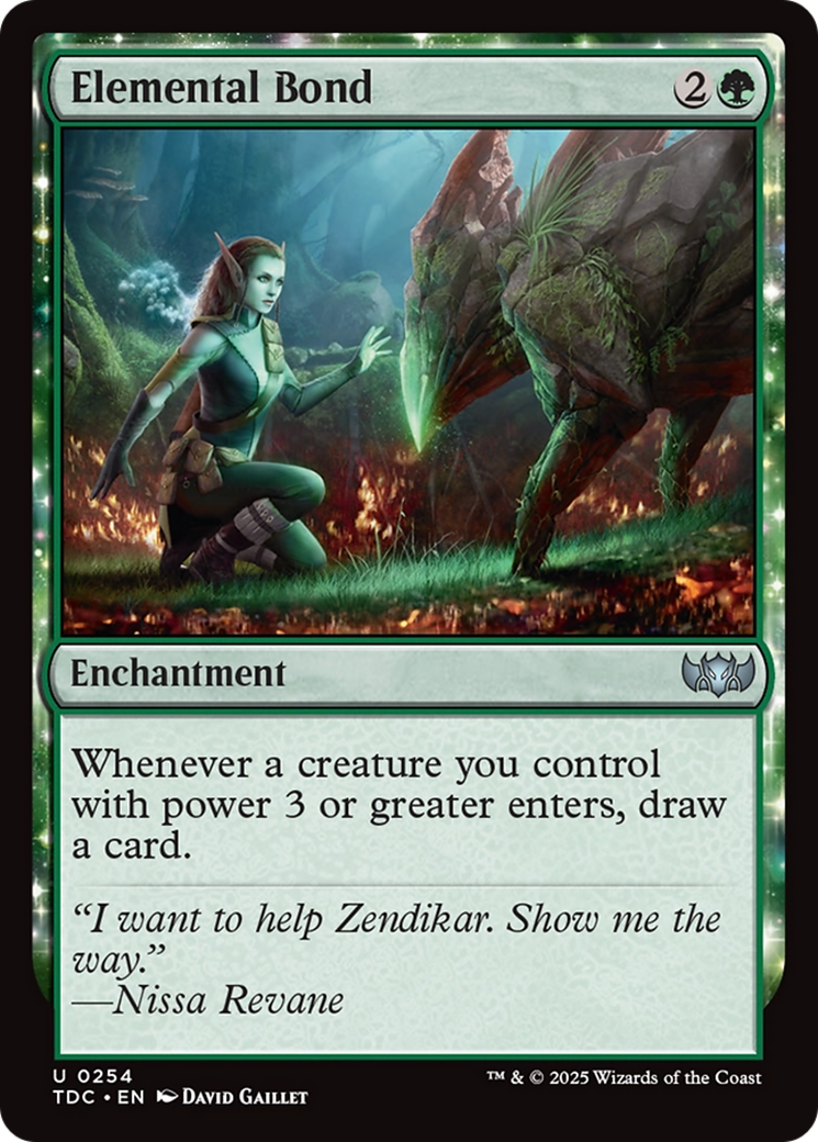Elemental Bond (TDC-254) - [Commander: Tarkir: Dragonstorm]