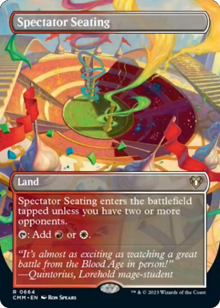 Spectator Seating (Borderless Alternate Art) [Commander Masters] - Trinity Hobby
