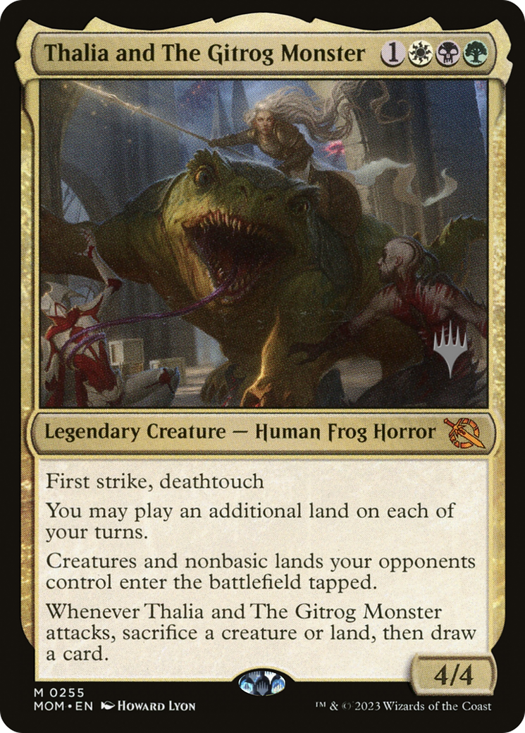 Thalia and The Gitrog Monster (Promo Pack) [March of the Machine Promos] - Trinity Hobby