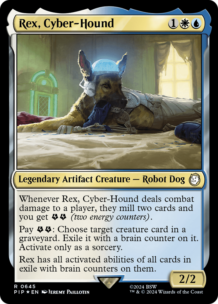 Rex, Cyber-Hound (Surge Foil) [Fallout] - Trinity Hobby