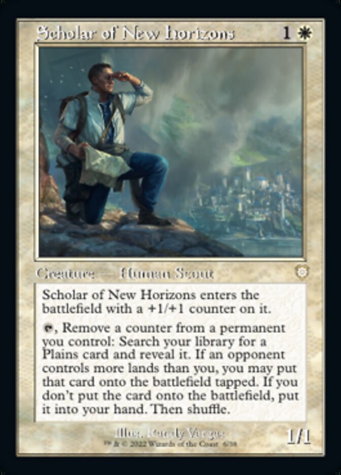 Scholar of New Horizons (Retro) [The Brothers' War Commander] - Trinity Hobby