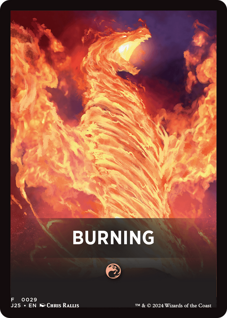 Burning Theme Card [Foundations Jumpstart Front Cards] - Trinity Hobby