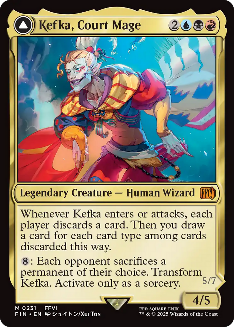 Kefka, Court Mage  [Foil]  (FIN-231) - [FINAL FANTASY]