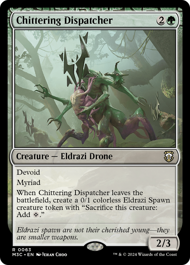 Chittering Dispatcher (Ripple Foil) [Modern Horizons 3 Commander] - Trinity Hobby