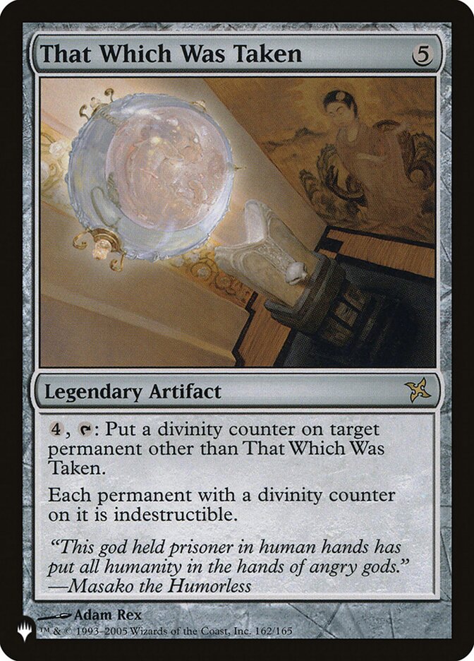 That Which Was Taken [The List] - Trinity Hobby