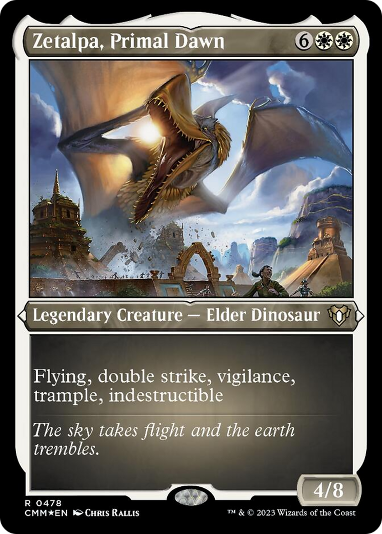 Zetalpa, Primal Dawn (Foil Etched) [Commander Masters] - Trinity Hobby