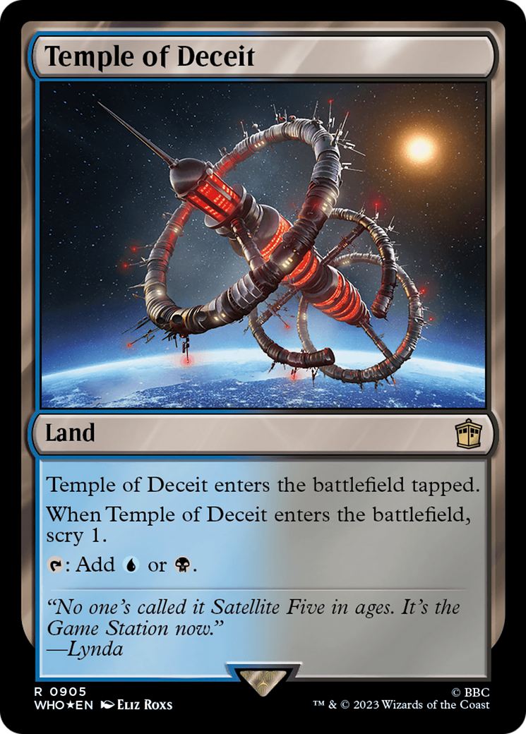 Temple of Deceit (Surge Foil) [Doctor Who] - Trinity Hobby