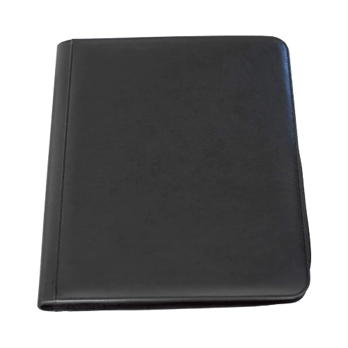 9-POCKET TOPLOADER BINDER - 3X4'' SLOTS (252 TOPLOADER CARD SLOTS) - Black - Trinity Hobby