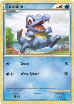 Totodile (1/30) [HeartGold & SoulSilver: Trainer Kit - Gyarados] - Trinity Hobby