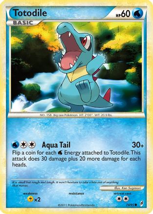 Totodile (74/95) [HeartGold & SoulSilver: Call of Legends] - Trinity Hobby