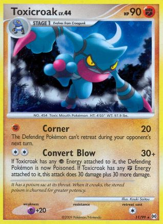 Toxicroak (11/99) [Platinum: Arceus] - Trinity Hobby
