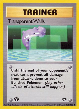 Transparent Walls (125/132) [Gym Challenge Unlimited] - Trinity Hobby