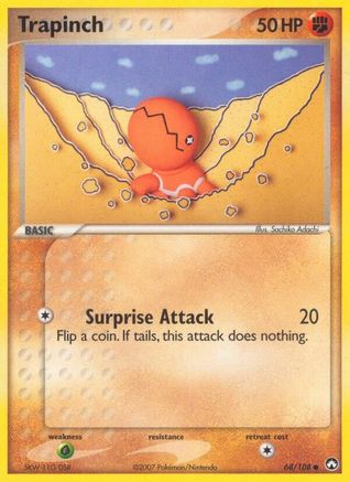 Trapinch (68/108) (Stamped) [EX: Power Keepers] - Trinity Hobby