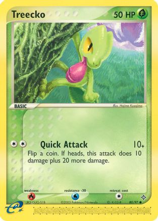 Treecko (80/97) [EX: Dragon] - Trinity Hobby