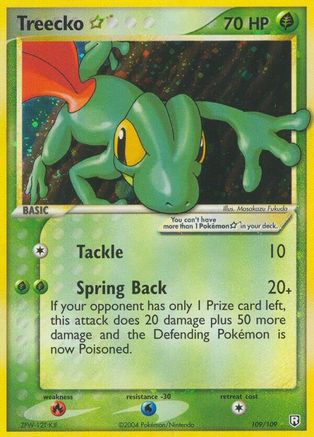 Treecko Star (109/109) [EX: Team Rocket Returns] - Trinity Hobby
