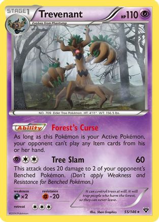 Trevenant (55/146) [XY: Base Set] - Trinity Hobby
