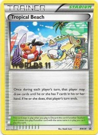 Tropical Beach (BW28) [Black & White: Black Star Promos] - Trinity Hobby