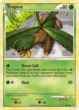 Tropius (66/95) [HeartGold & SoulSilver: Unleashed] - Trinity Hobby