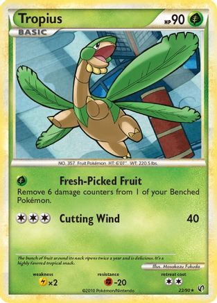 Tropius (22/90) [HeartGold & SoulSilver: Undaunted] - Trinity Hobby