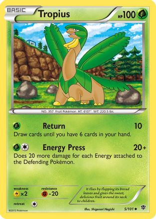 Tropius (5/101) [Black & White: Plasma Blast] - Trinity Hobby