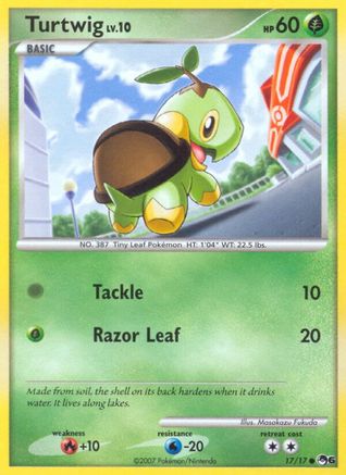 Turtwig (17/17) [POP Series 6] - Trinity Hobby