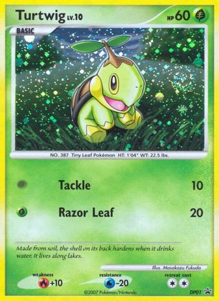 Turtwig (DP01) [Diamond & Pearl: Black Star Promos] - Trinity Hobby