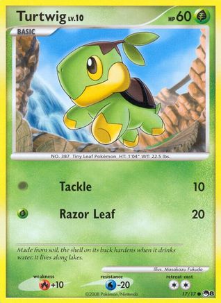 Turtwig (17/17) [POP Series 8] - Trinity Hobby