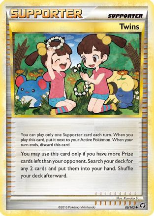 Twins (89/102) [HeartGold & SoulSilver: Triumphant] - Trinity Hobby