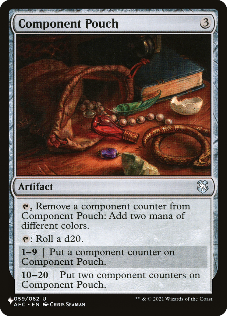 Component Pouch [The List] - Trinity Hobby
