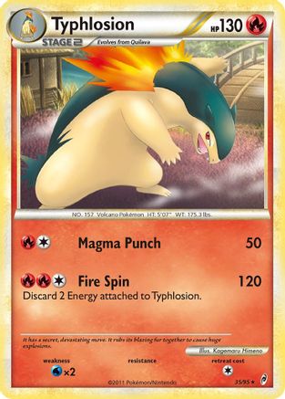 Typhlosion (35/95) [HeartGold & SoulSilver: Call of Legends] - Trinity Hobby
