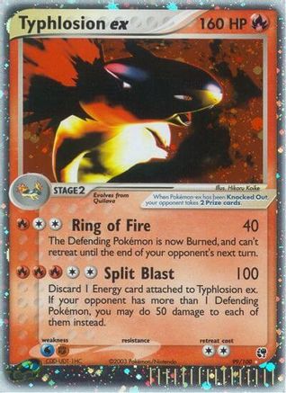 Typhlosion ex (99/100) [EX: Sandstorm] - Trinity Hobby