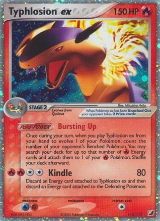 Typhlosion ex (110/115) [EX: Unseen Forces] - Trinity Hobby
