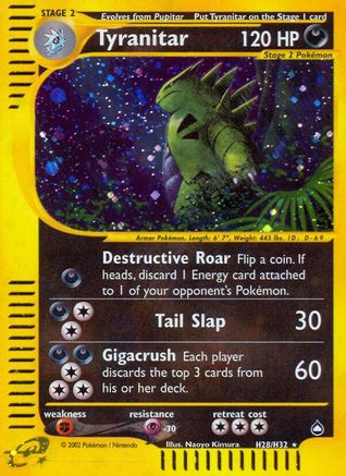 Tyranitar (H28/H32) [Aquapolis] - Trinity Hobby