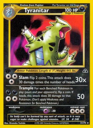 Tyranitar (31/75) [Neo Discovery Unlimited] - Trinity Hobby