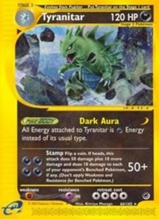 Tyranitar (66/165) [Expedition: Base Set] - Trinity Hobby