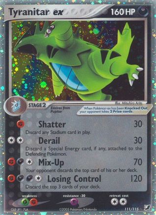 Tyranitar ex (111/115) [EX: Unseen Forces] - Trinity Hobby