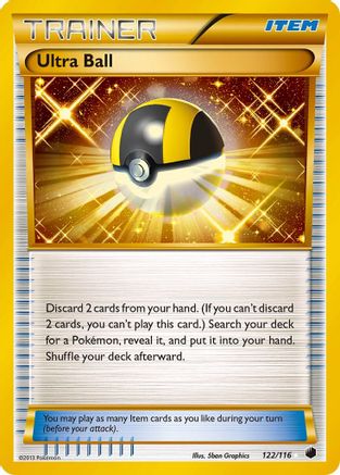 Ultra Ball (122/116) [Black & White: Plasma Freeze] - Trinity Hobby