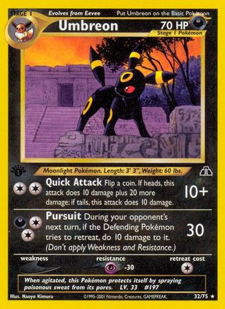 Umbreon (32/75) [Neo Discovery 1st Edition] - Trinity Hobby