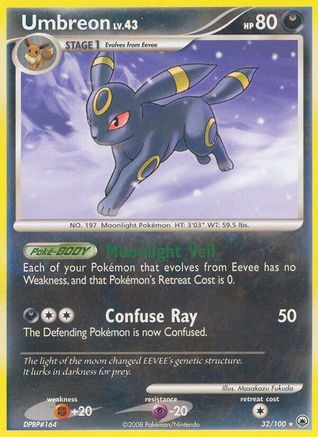 Umbreon (32/100) [Diamond & Pearl: Majestic Dawn] - Trinity Hobby