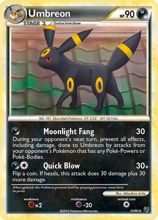 Umbreon (10/90) [HeartGold & SoulSilver: Undaunted] - Trinity Hobby