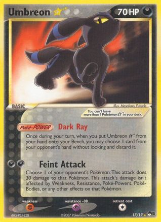 Umbreon Star (17/17) [POP Series 5] - Trinity Hobby