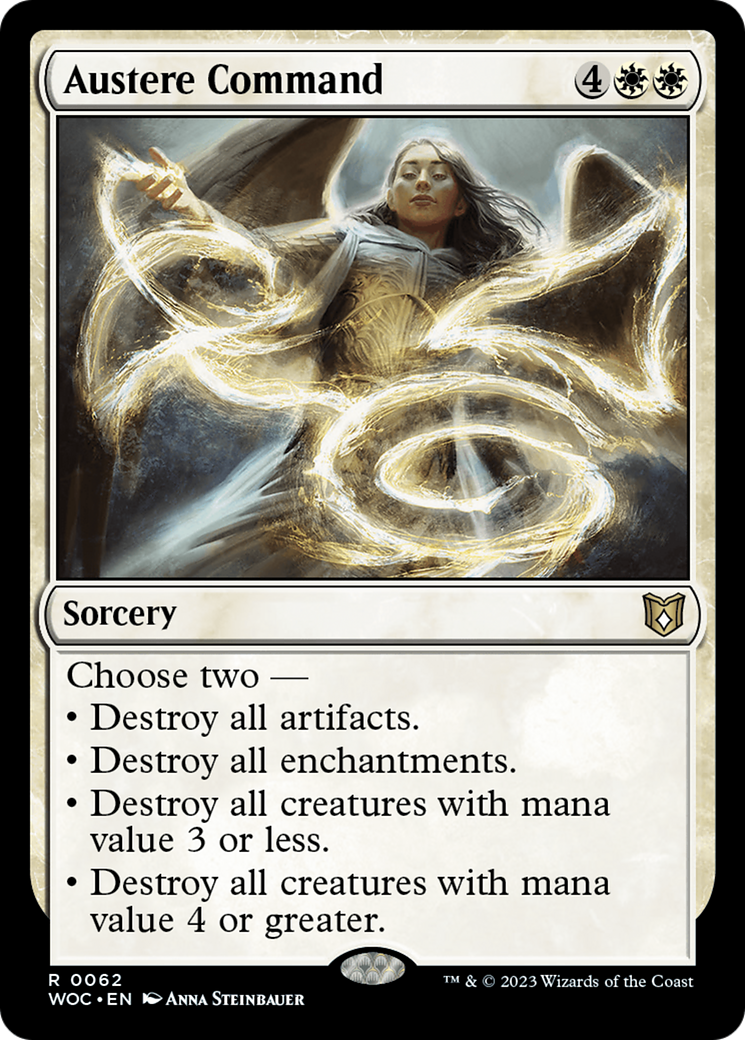 Austere Command [Wilds of Eldraine Commander] - Trinity Hobby