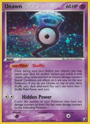 Unown (G) (G/28) [EX: Unseen Forces] - Trinity Hobby