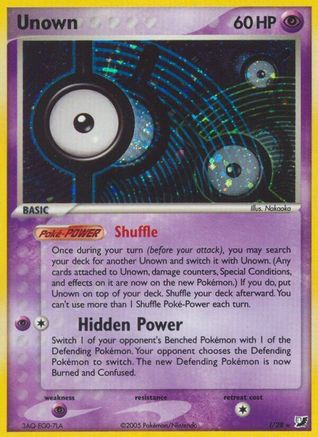 Unown (I) (I/28) [EX: Unseen Forces] - Trinity Hobby