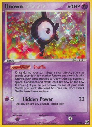 Unown (K) (K/28) [EX: Unseen Forces] - Trinity Hobby