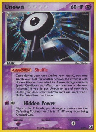 Unown (L) (L/28) [EX: Unseen Forces] - Trinity Hobby
