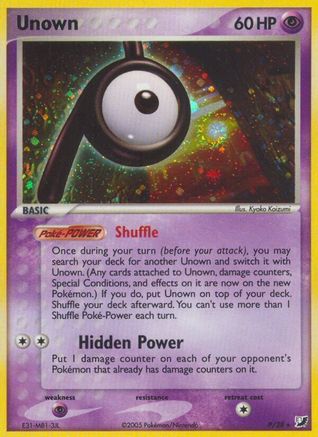 Unown (P) (P/28) [EX: Unseen Forces] - Trinity Hobby